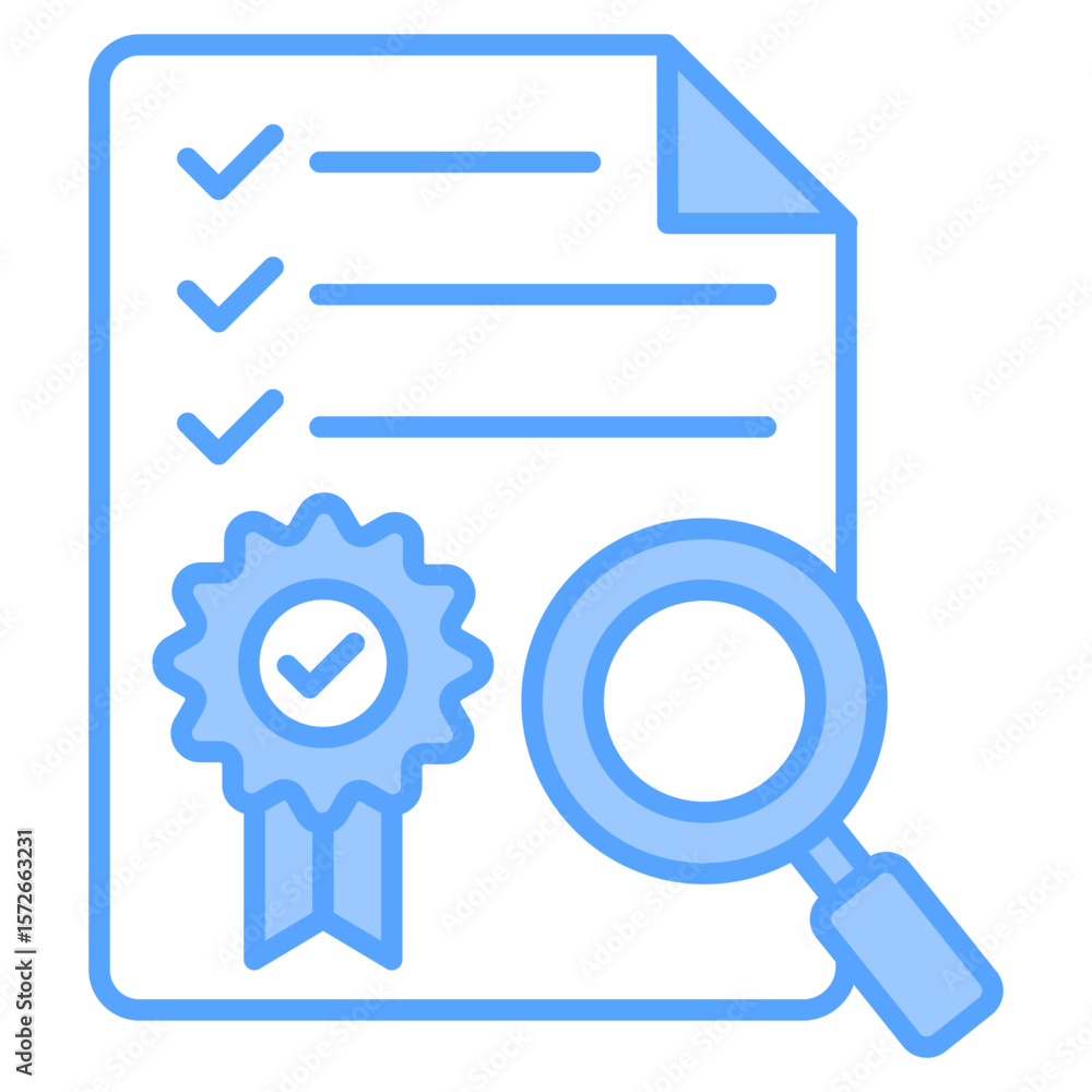 Quality Blue Icon Quality Blue Icon