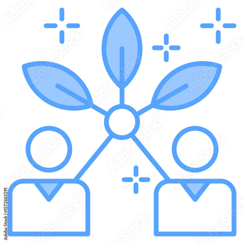 Development Blue Icon