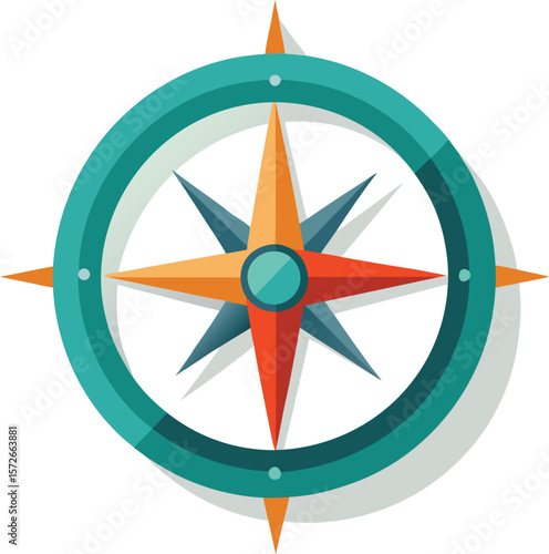 Compass Pointing in Impossible Directions White Art