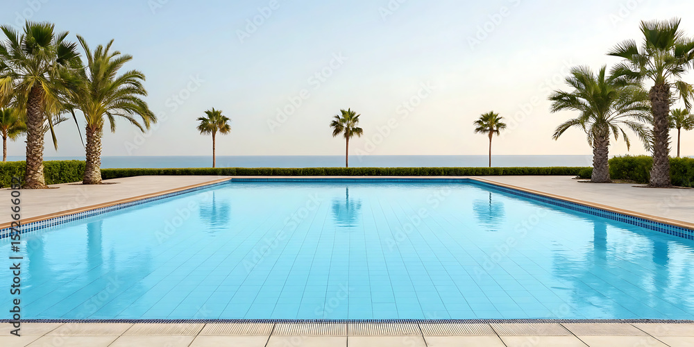 swimming pool in tropical resort swimming pool in tropical resort