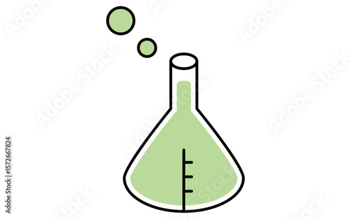 三角フレスコのシンプルな線画アイコン、アイソメトリックイラスト