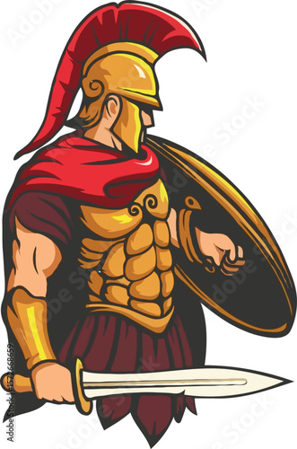 warrior cartoon