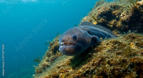 sea lion underwater