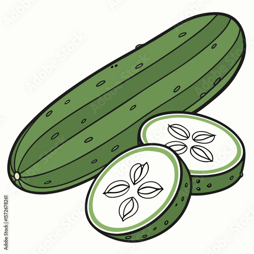 cucumber and tomato