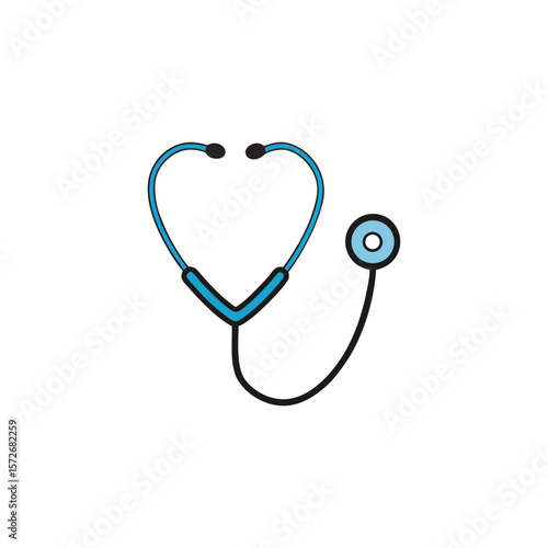 A stethoscope used for medical examinations