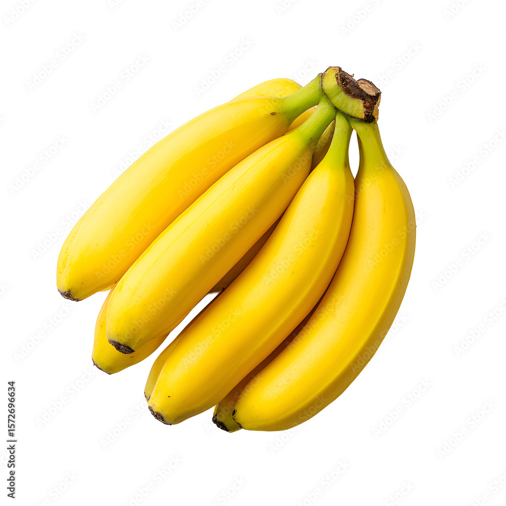 Bunch of Bananas Isolated on White Bunch of Bananas Isolated on White