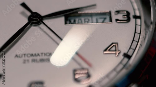 close up of a watch