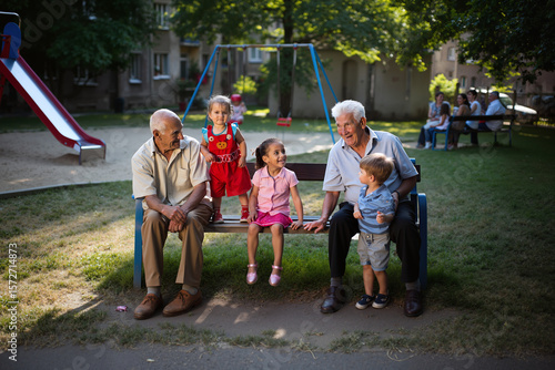 family in the park