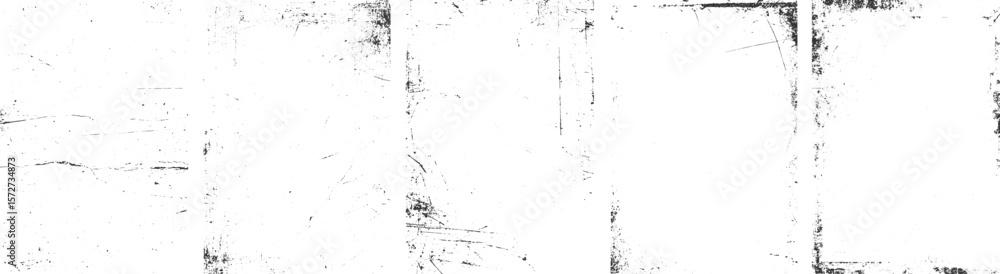 Obraz premium grunge set Vector in grunge style overlay old grunge texture overlay grungy streaks transparent background