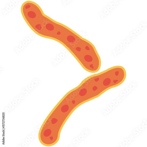 Tuberculosis Bacteria. Microbe icon vector image. Can be used for Tuberculosis.
