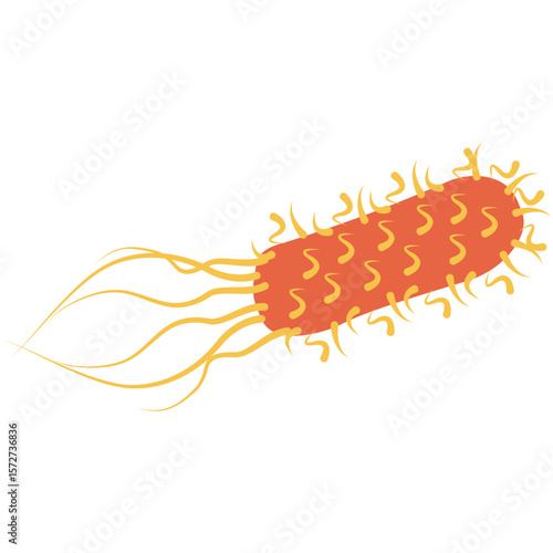 Tuberculosis Bacteria. Microbe icon vector image. Can be used for Tuberculosis.