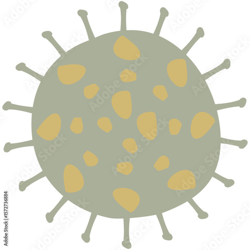 Tuberculosis Bacteria. Microbe icon vector image. Can be used for Tuberculosis.