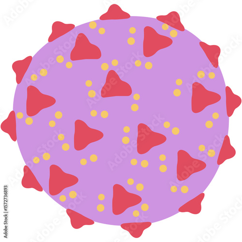 Tuberculosis Bacteria. Microbe icon vector image. Can be used for Tuberculosis.