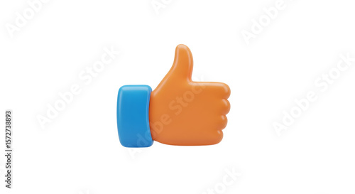 3D Thumbs Up Icon