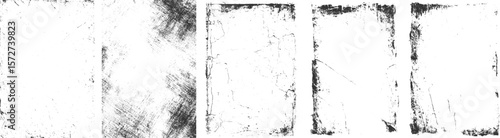  old dirty concrete overlay vector Set of grunge texture overlays. and transparent background