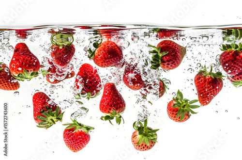 Strawberries in the water	