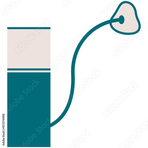 Tuberculosis Disease Element. Microbe icon vector image. Can be used for Tuberculosis.