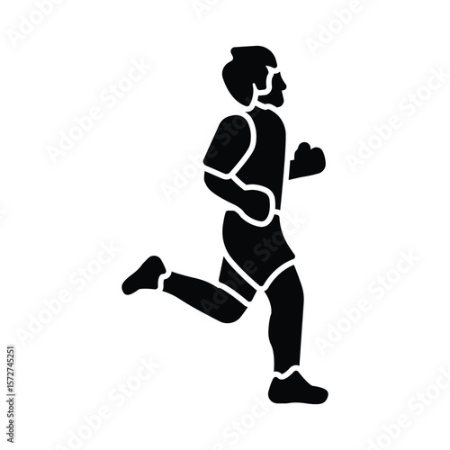 Running Vector Icon which can easily modify or edit