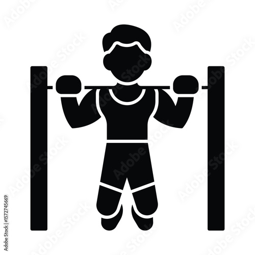 Pull up Vector Icon which can easily modify or edit