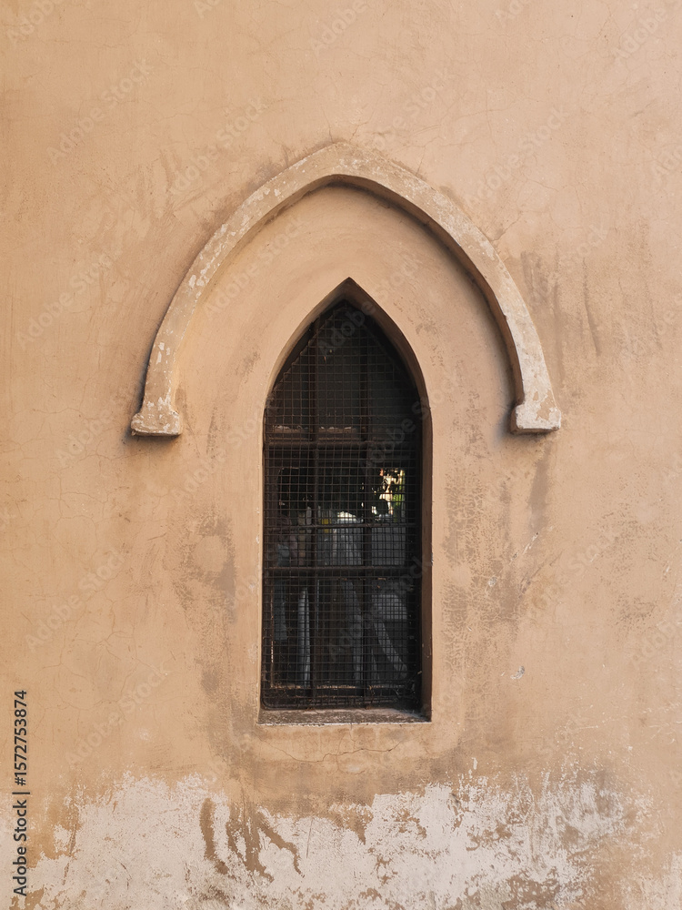Fototapeta premium ancient gothic window
