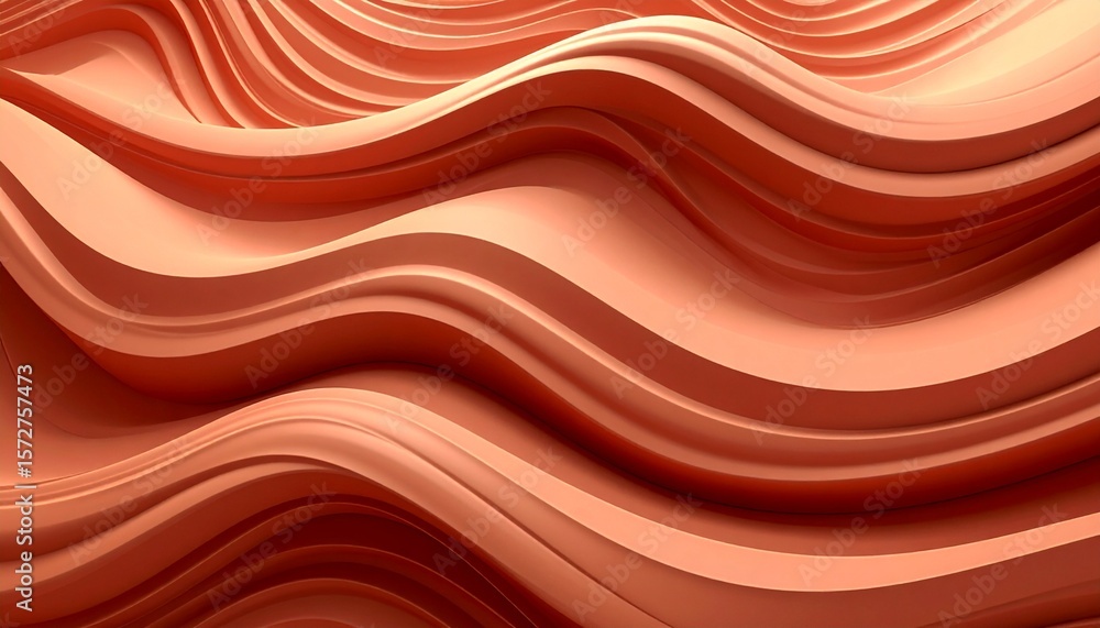 Gradient flow with soft shifting tones of terracotta and sand, arranged in a subtle wave-like motion across a seamless surface Gradient flow with soft shifting tones of terracotta and sand, arranged in a subtle wave-like motion across a seamless surface