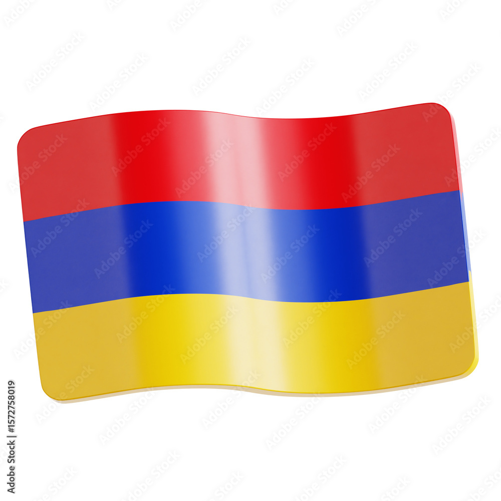 Fototapeta premium Armenia 3D Ilustration 