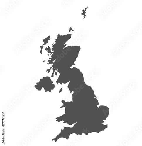 Vector Map of the United Kingdom