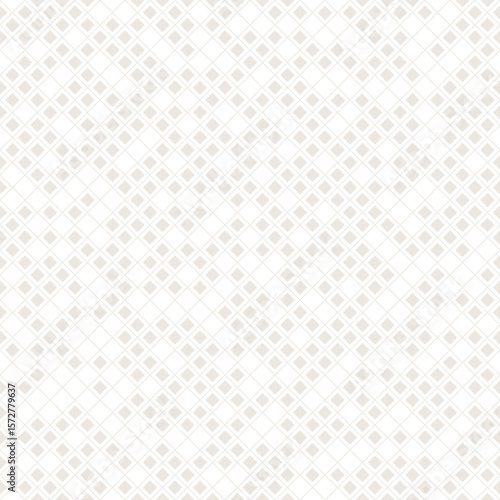 Vector seamless pattern featuring modern, geometric subtle squares. A stylish monochrome design with repeating tile structure, ideal for contemporary backgrounds, textiles, packaging, or digital use.