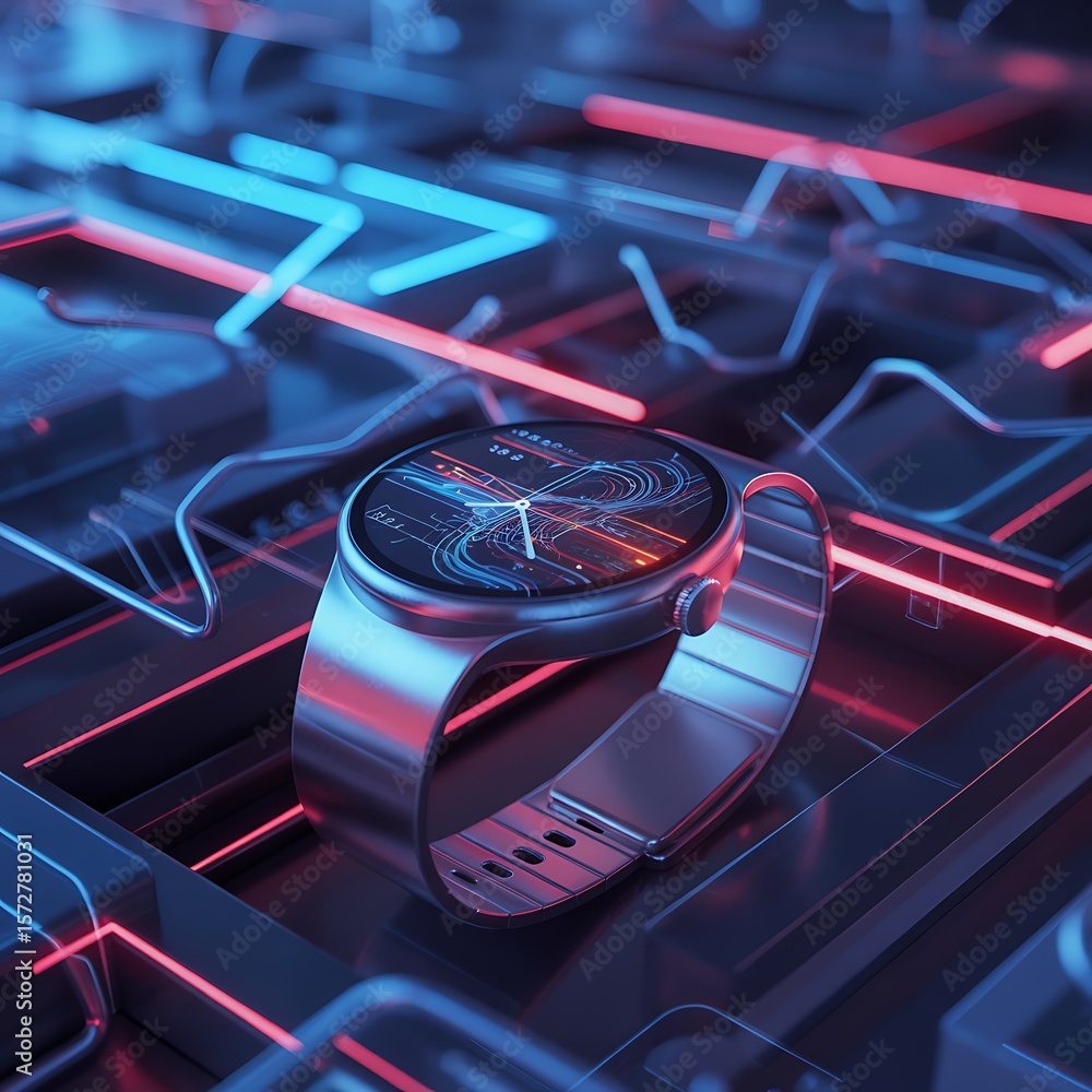 Obraz premium TECHNOLOGY BACKGROUND