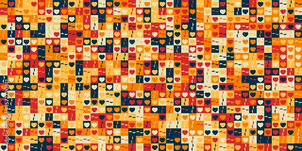 Fototapeta premium abstract seamless geometric background