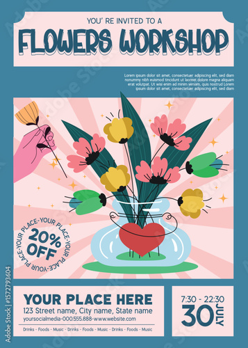 Flower Workshop Flyer