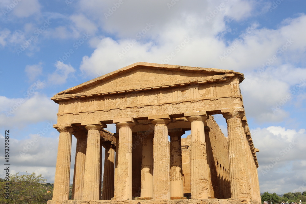 Temple of Concordia in the Valley of the Temples in Agrigento, Sicily, Italy Temple of Concordia in the Valley of the Temples in Agrigento, Sicily, Italy