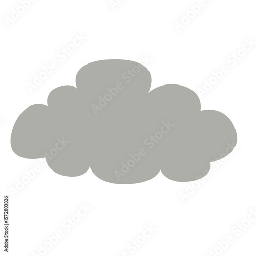Dark cloud symbolizing a stormy and moody atmosphere in the sky.