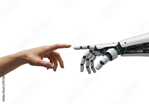 Isolated Human Hand Reaching for Robot Hand