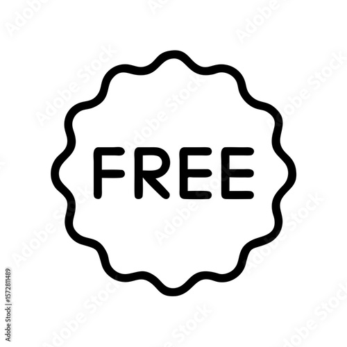 Minimalist badge design emphasizing additive free guarantee for product labeling and marketing