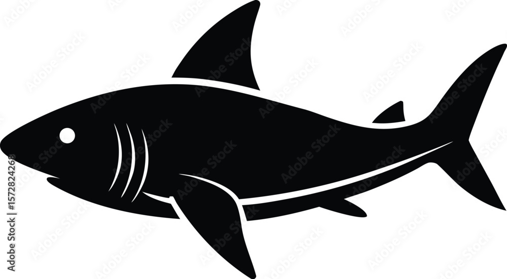 Obraz premium vector illustration of a fish