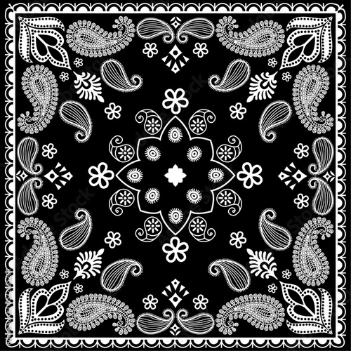 paisley bandana