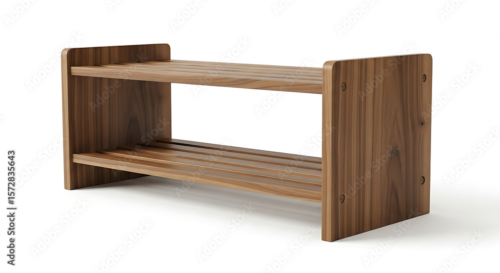 Modern Two-Tier Wooden Shoe Rack Stylish & Functional Storage Solution for Entryway Modern Two-Tier Wooden Shoe Rack Stylish & Functional Storage Solution for Entryway