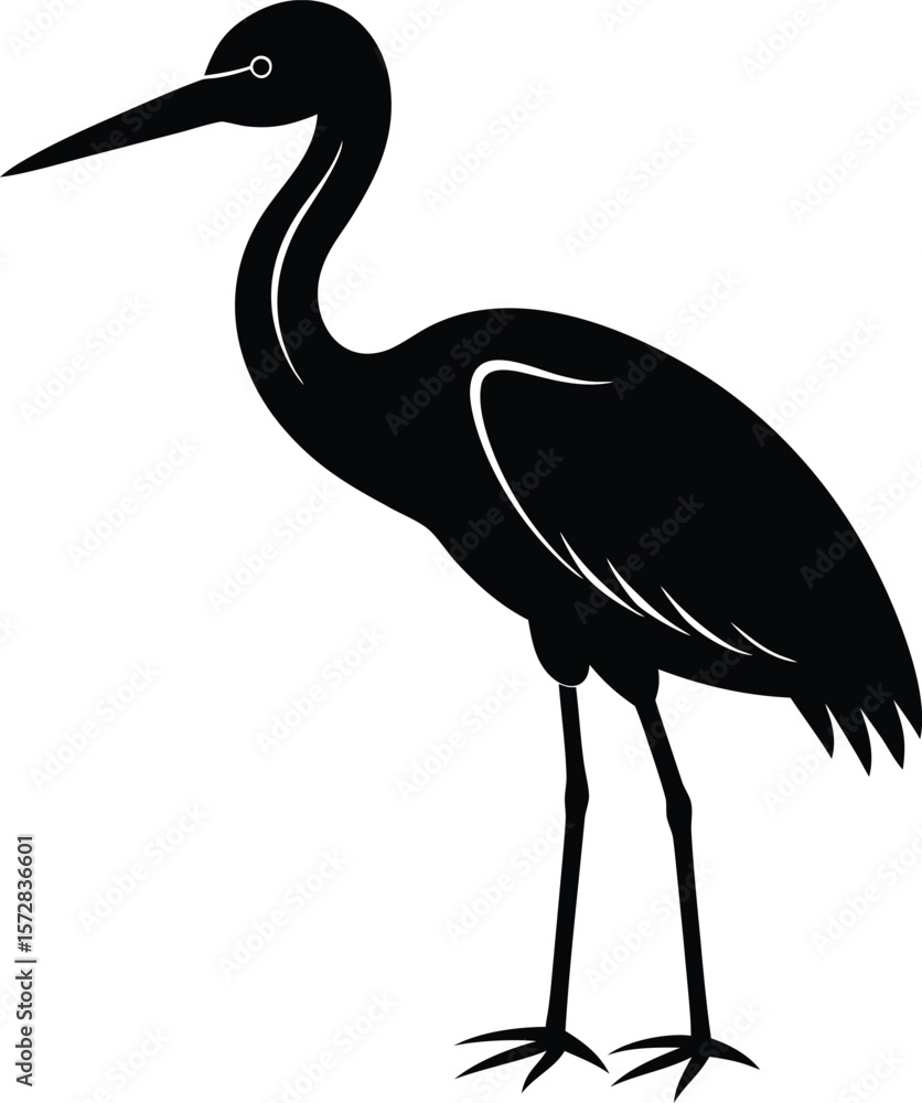 Obraz premium heron in the morning