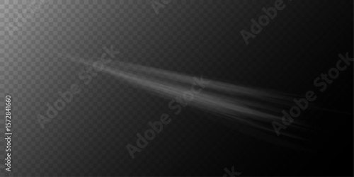 Transparent Smoke Light Effect on Dark Background