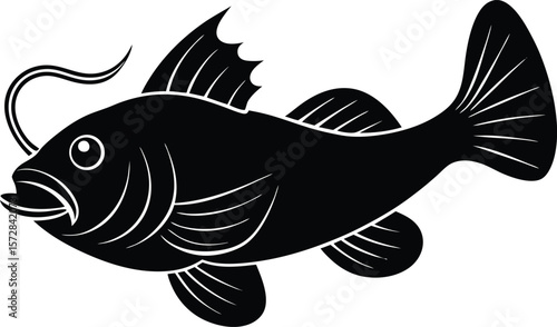 vector illustration of a fish