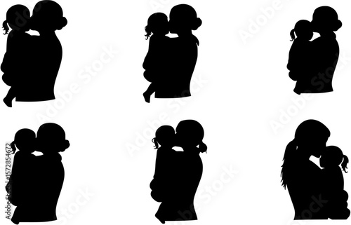 Silhouette of a pregnant woman in a lotus yoga pose, a vector illustration of health and relaxation, pregnant,