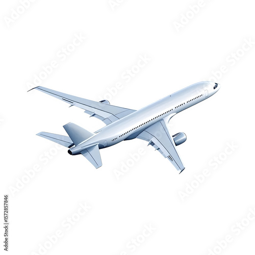 airplane on transparent background isolated PNG 