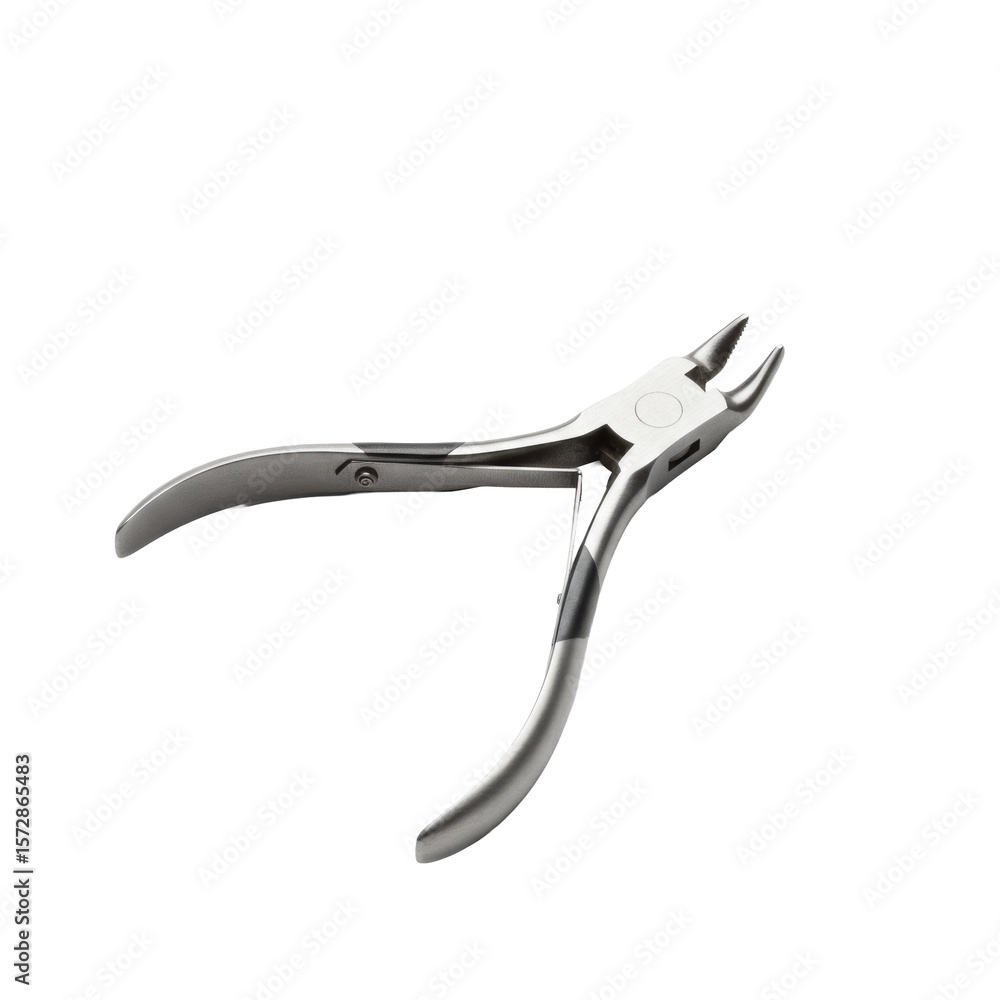 Fototapeta premium Jewelry pliers isolated 