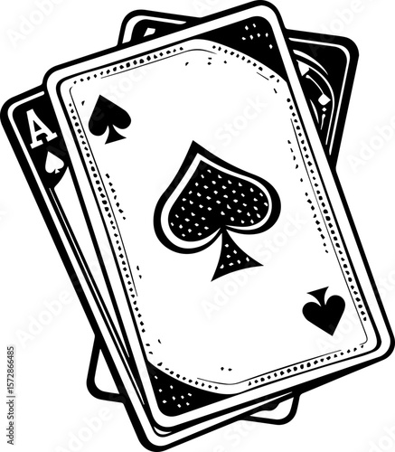 Poker Playing Cards Vector Illustration