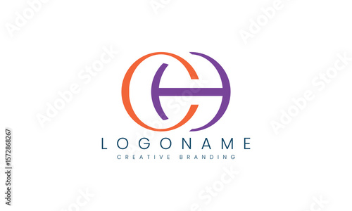 Minimalist CH Logo for Branding and Identity.