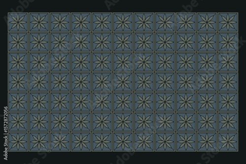 A seamless vector pattern using gradient grey tiles, ideal for neutral-toned wallpaper, flooring surfaces, or contemporary wall background applications.

