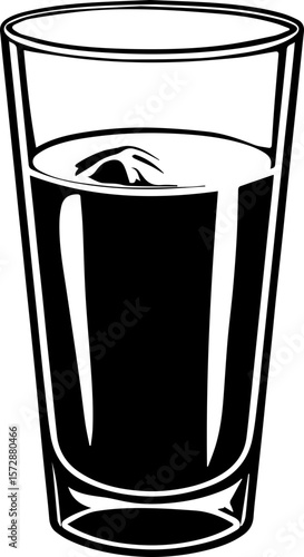 Milk Bottle Vector Illustration in Flat Style