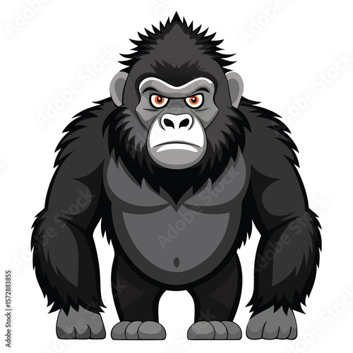 Angry Gorilla Cartoon