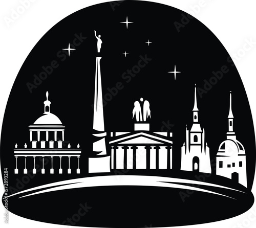 Monuments Silhouette